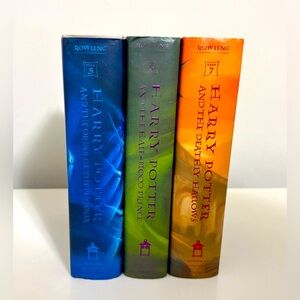 Harry Potter Hardcover Series. All 7 books sold in 2 sets. By J.K. Rowling.
